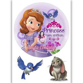 Imagine Comestibila " Printesa Sofia3 " - Anyta Cooking - Anyta Cooking