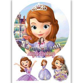 Imagine Comestibila " Printesa Sofia4 " - Anyta Cooking - Anyta Cooking