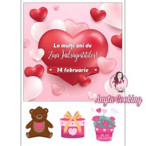 Imagine Comestibila " Valentines Day 11 " - Anyta Cooking - Anyta Cooking