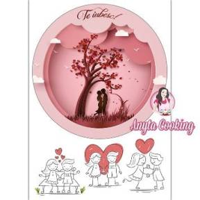 Imagine Comestibila " Valentines Day 13 " - Anyta Cooking - Anyta Cooking