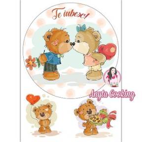 Imagine Comestibila " Valentines Day 21 " - Anyta Cooking - Anyta Cooking