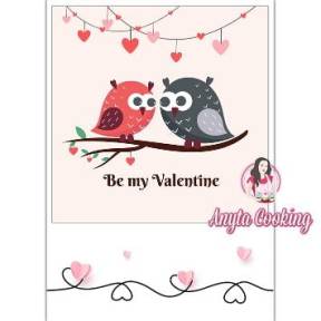 Imagine Comestibila " Valentines Day 3 " - Anyta Cooking - Anyta Cooking