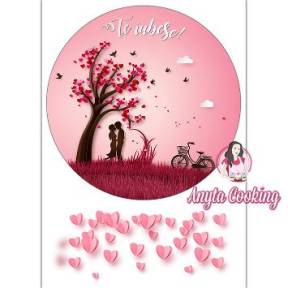 Imagine Comestibila " Valentines Day 7 " - Anyta Cooking - Anyta Cooking