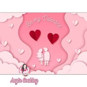 Imagine Comestibila " Valentines Day 8 " - Anyta Cooking - Anyta Cooking