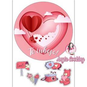 Imagine Comestibila " Valentines Day 9 " - Anyta Cooking - Anyta Cooking