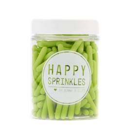 Light Green Dull Rods - 90 gr - Happy Sprinkles