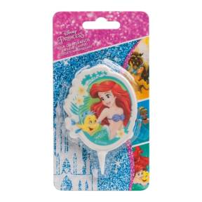 Lumânare pentru zi de naștere – PRINȚESA ARIEL 2D – 7,5 CM - Dekora - Anyta Cooking