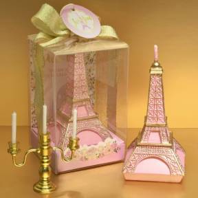 Lumânare Tort 3D - Turn Eifel Roz - Anyta Cooking - Anyta Cooking