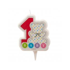 Lumanare pentru tort -MY FIRST BIRTHDAY 2D - 7,5CM- Dekora - Anyta Cooking