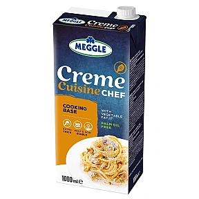 Crema / smantana pentru gatit Vegetala Meggle Cuisine chef - 1L - Meggle