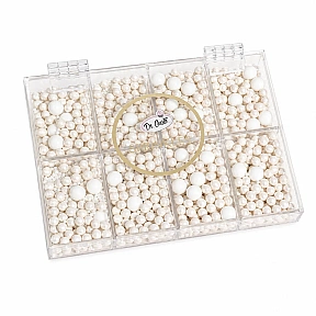 Mix Decor din Zahar/Sprinkles/Perlute - Alb/White - 200g - NR.4 - Dr Gusto