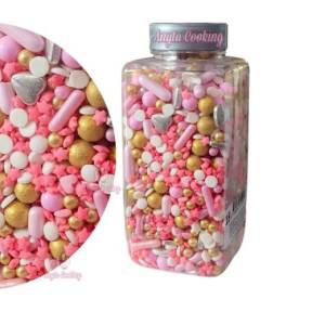 Mix Decor din Zahar/Sprinkles - 250 gr - NR-18 - Dr Gusto