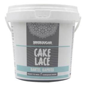 Mix Pudra Dantela Comestibila Gata de Utilizare – Alb – 200gr - Seker & Sugar