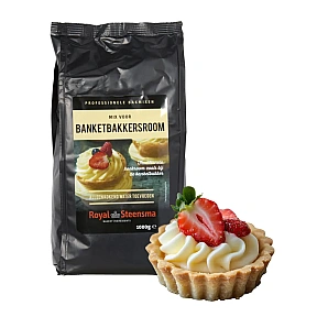Mix pudra pentru CREMA DE VANILIE tip budinca - Banketbakkersroom - 1kg - Royal Steensma