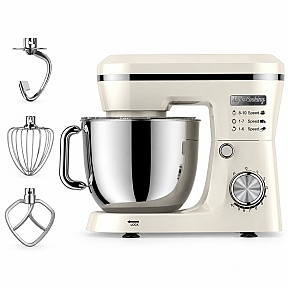 Mixer Planetar Retro Crem – 1500W-MAX, Bol Inox 4,5L, 10 Viteze - Anyta Cooking