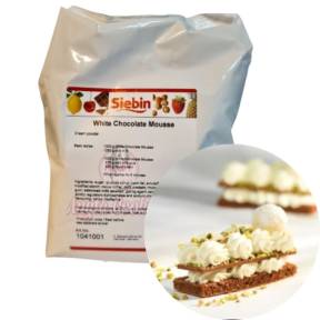 Mousse Ciocoalta Alba , 1kg - Siebin - Anyta Cooking