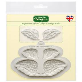 Mulaj din silicon -ARIPI DE INGER -4,1 x 3 x 0,5 cm-Katy Sue - Anyta Cooking