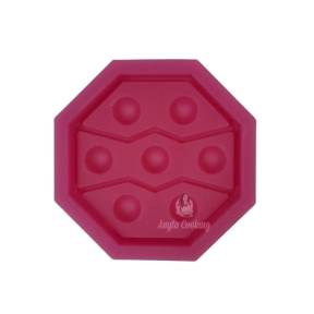 Mulaj din silicon - Hexagon model Pop It – 6 cm - Cesil