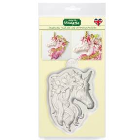 Mulaj din silicon pentru decor - UNICORN- 12 x 8 cm -Katy Sue - Anyta Cooking