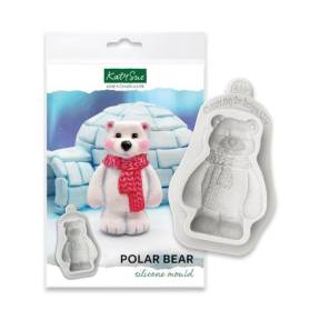 Mulaj din silicon - POLAR BEAR - 7,1 cm - Katy Sue - Anyta Cooking