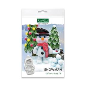 Mulaj din silicon - SNOWMAN - 7,7 cm - Katy Sue