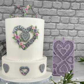 Mulaj din silicon - WICKER HEARTS COLLECTION- KAREN DAVIES - Anyta Cooking