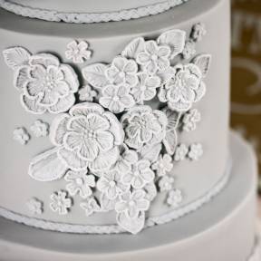 Mulaj Silicon -Flori si Frunze-Brush Embroidery - Karen Davies - Anyta Cooking