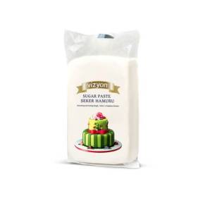 Pastă de zahăr (Fondant)  - ALB - 1kg - VIZYON