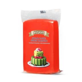 Pastă de zahăr (Fondant)  - ROȘU - 1kg - VIZYON