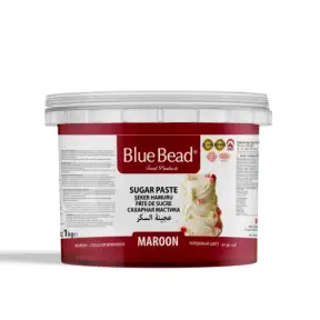 Pasta de Zahar – BURGUNDY / BORDO - 1 kg - Blue Bead - Anyta Cooking 