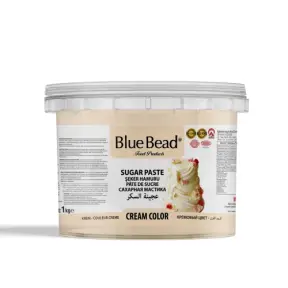 Pasta de Zahar – CREM - 1 kg - Blue Bead - Anyta Cooking 