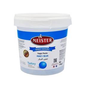 Pasta de Zahar (Fondant) - ALBASTRU - 1 kg - Meister