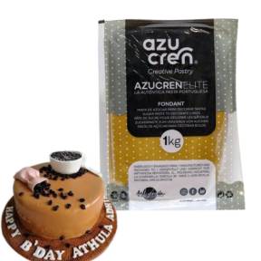 Pasta de Zahar Fondant Elite 3in1 (Acoperit,Modelare,Flori) - CAFE - 1kg - AzuCren