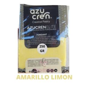 Pasta de Zahar Fondant Elite 3in1 (Flori,Acoperit,Modelare) - GALBEN LAMAIE - 250 gr - AzuCren