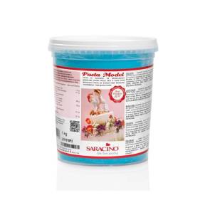 Pasta de Zahar pentrut modelare figurine,flori  - 1 kg - ALBASTRU DESCHIS - Saracino - Anyta Cooking 