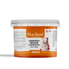 Pasta de Zahar  – PORTOCALIU - 1 kg - Blue Bead - Anyta Cooking 
