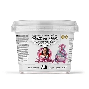 Pasta de Zahar - PREMIUM - ALBĂ - 1 kg - Pentru Acoperire - Anyta Cooking
