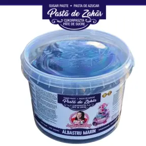 Pasta de Zahar - PREMIUM - ALBASTRU MARIN - 1 kg - Anyta Cooking