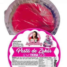  Pasta de Zahar Premium - FUCHSIA - 200 gr- Anyta Cooking