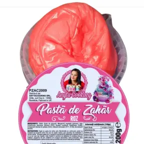  Pasta de Zahar Premium - ROZ - 200 gr- Anyta Cooking