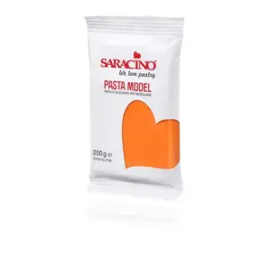 Pasta de Zahar Modelatoare - Portocaliu - 250 gr - Saracino - Anyta Cooking 