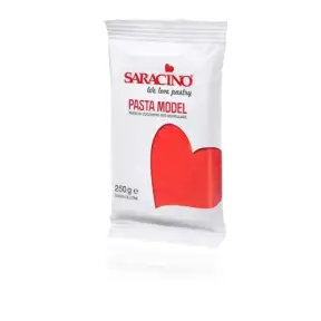 Pasta de Zahar Modelatoare - Rosu - 250 gr - Saracino - Anyta Cooking 