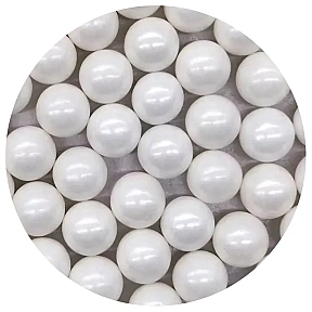 Perle / Perlute din zahar 14mm - Alb / White - 1kg - Pastry Colours