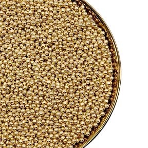 Perle / Perlute din zahar 4mm - Auriu / Gold - 65g - Pastry Colours