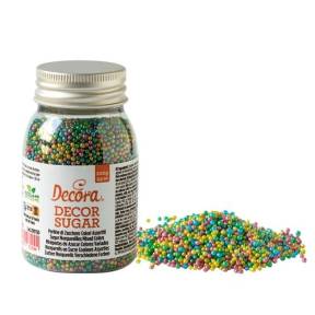 Perle din zahar - Mix ⌀ 2 mm- 100 gr - Decora