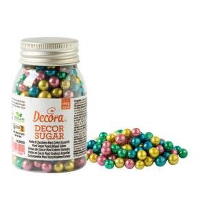 Perle din zahar -Mix ⌀ 4 mm- 100 gr-Decora