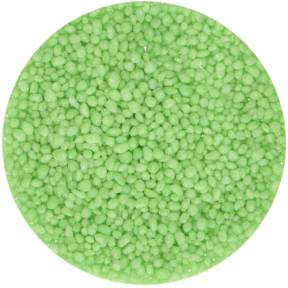 Perle mici decorative din zahar - GREEN- 80 GR -Funcakes