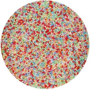 Perle/Perlute din zahar 1,5mm – NONPAREILS MIX - Fără Gluten – 80gr – Funcakes