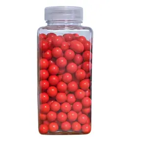 Perle / Perlute din zahar 10mm - Rosu - 250 gr - Dr. Gusto