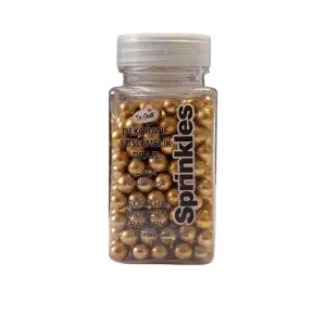 Perle / Perlute din Zahar Auriu - Nr 4 - 100g - Dr. Gusto